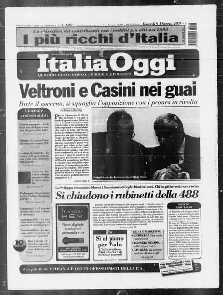 Italia oggi : quotidiano di economia finanza e politica